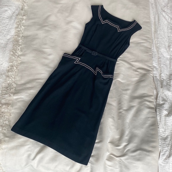 Dresses & Skirts - Electrifying cotton 1940s/1950s day dress with pockets ⚡️